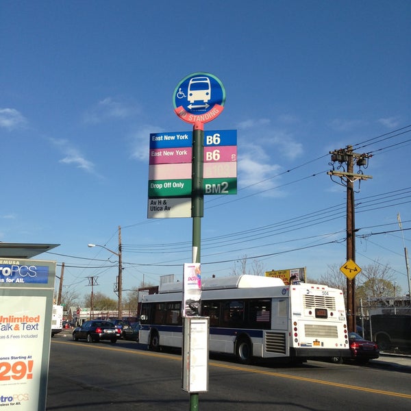 MTA Bus - B6/B6LTD/B103LTD/BM2 @Avenue H and Utica Avenue - Bus Line in