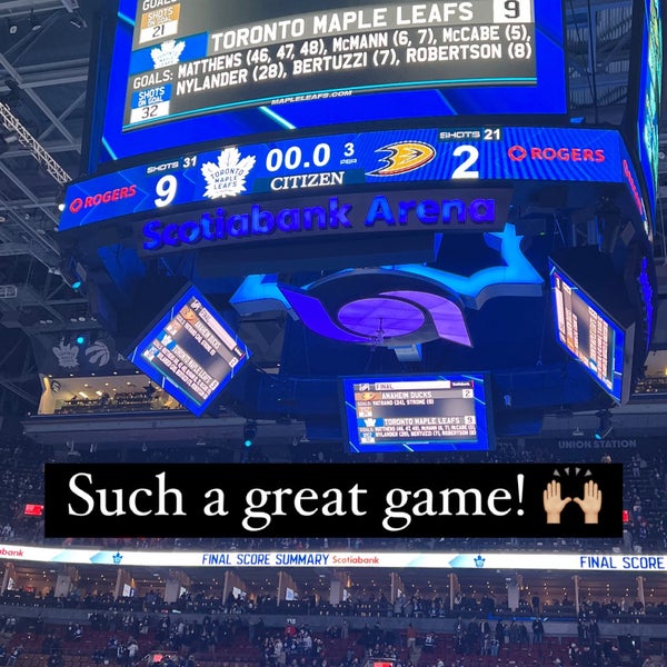Photo taken at Scotiabank Arena by Nadia I. on 2/18/2024
