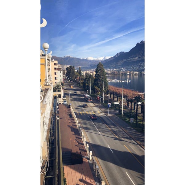 Photo taken at Hotel Splendide Royal Lugano by Hadeel on 1/10/2020