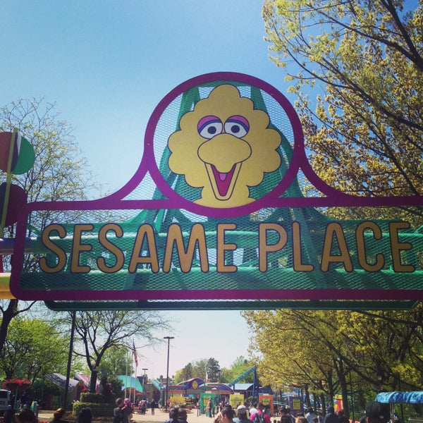 Photo taken at Sesame Place by Adam B. on 5/4/2013