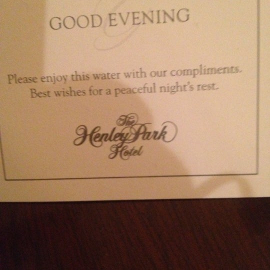 Foto scattata a The Henley Park Hotel da Paul W. il 12/3/2012