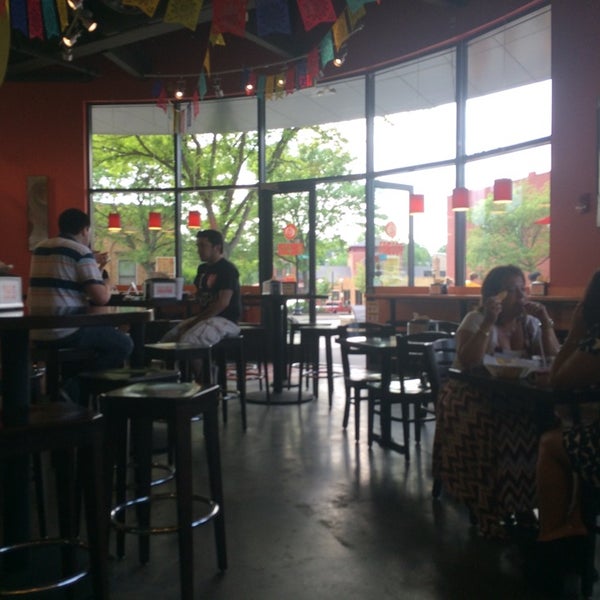 Photo taken at Fresco Mexican Grill &amp; Salsa Bar by Karl on 5/28/2014