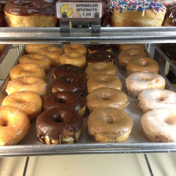 Photo taken at Spudnuts Donuts by Joanne on 9/8/2013