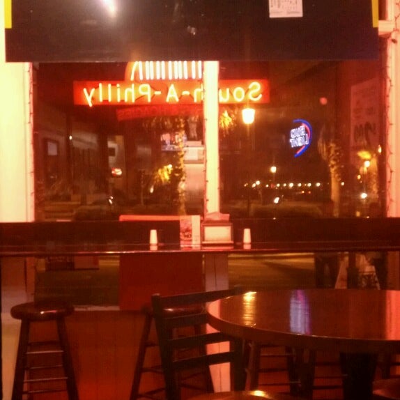 Photo taken at South-A-Philly Steaks &amp; Hoagies by Shae H. on 3/31/2013