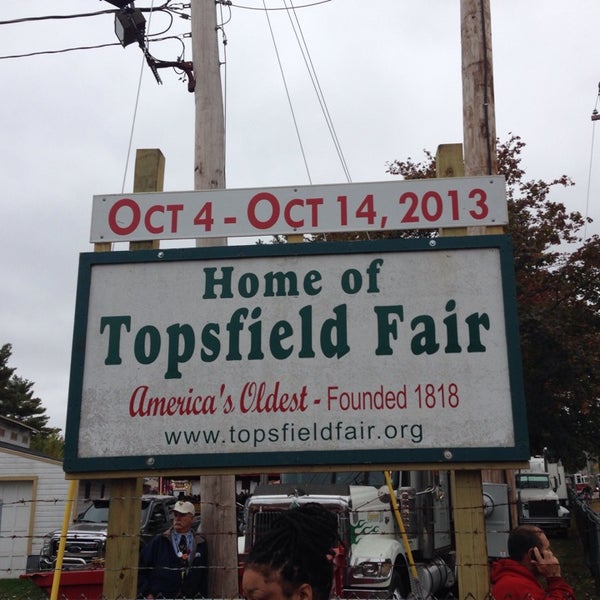 Photo taken at Topsfield Fairgrounds by Jamay L. on 10/12/2013