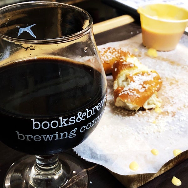 Photo taken at Books &amp; Brews Brewing Company by Sean M. on 2/24/2019