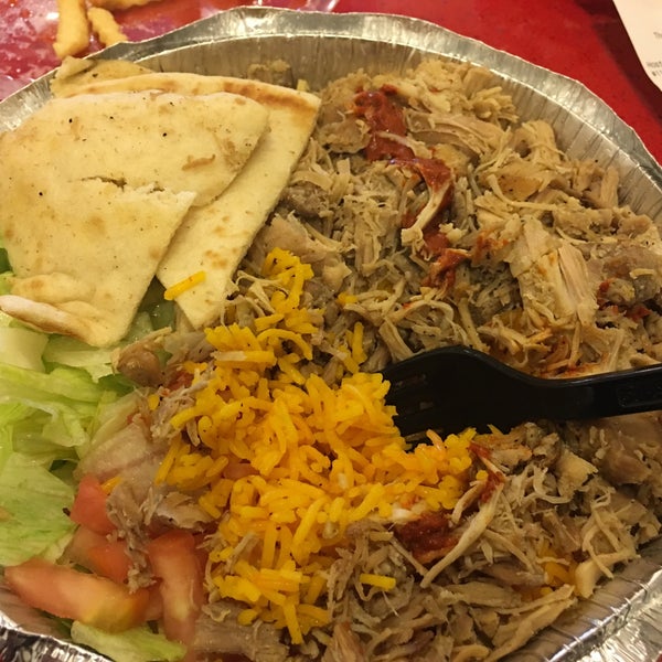 Photo taken at The Halal Guys by Mateen S. on 5/9/2016
