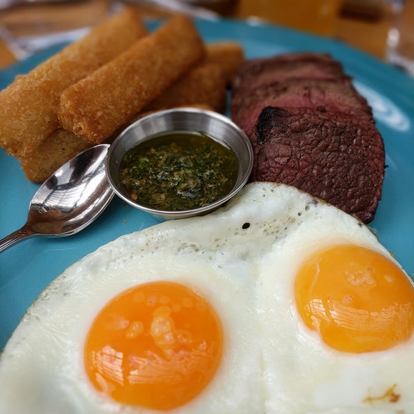 Cevice, chimichurk steaks