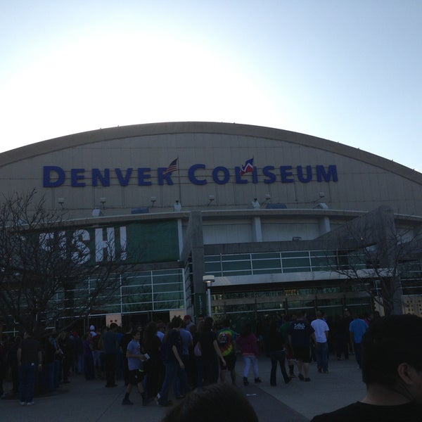 Photo taken at Denver Coliseum by Leslie H. on 4/27/2013
