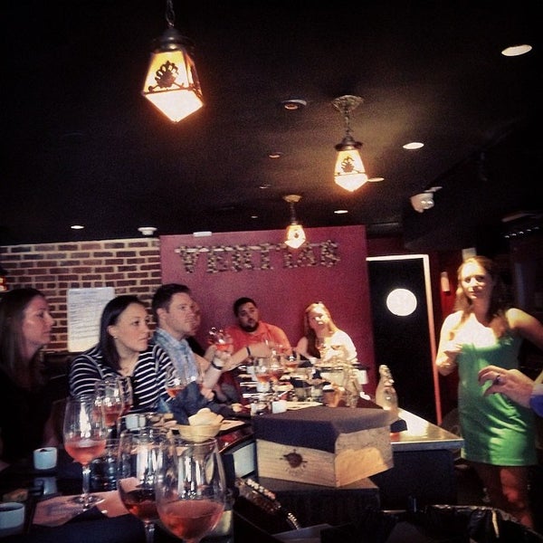 Photo taken at Veritas Wine Bar by Nicole N. on 5/24/2014