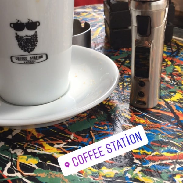 Photo taken at Coffee Station by Özgür A. . on 11/4/2017