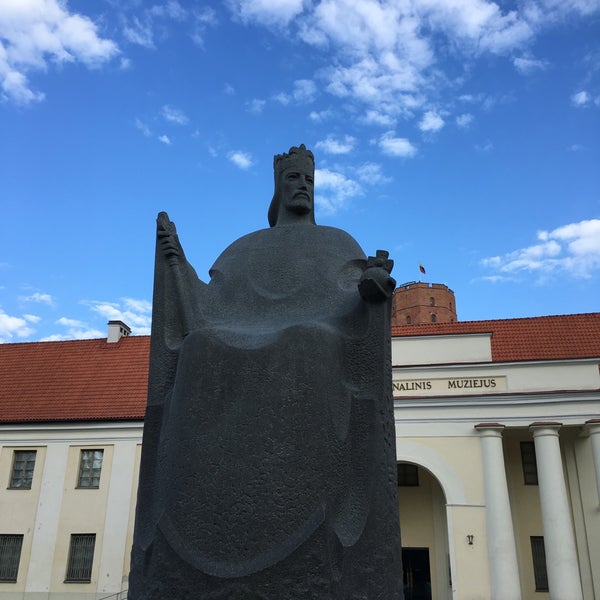 Photo taken at Monument to King Mindaugas by Mindaugas on 5/19/2016