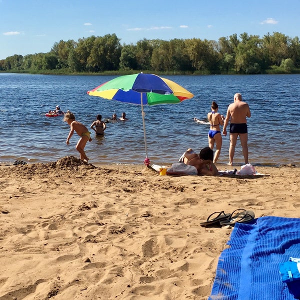 Пляж на даче
