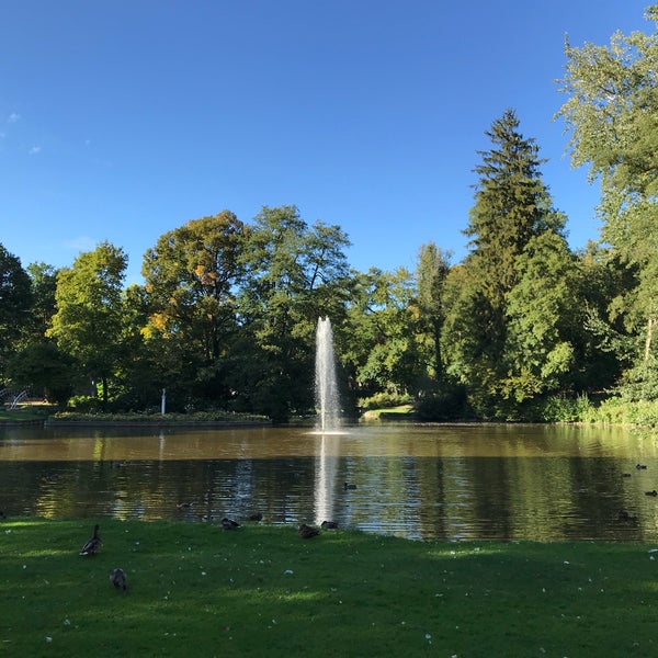 Photo taken at Gräflicher Park Health &amp; Balance Resort by Mietzekotze on 9/9/2018
