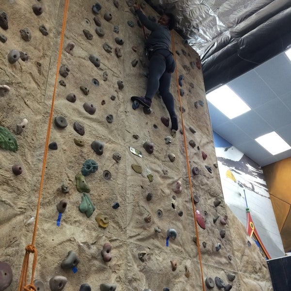 Photo taken at Adventure Rock Climbing Gym Inc by LaKeetha on 10/11/2014