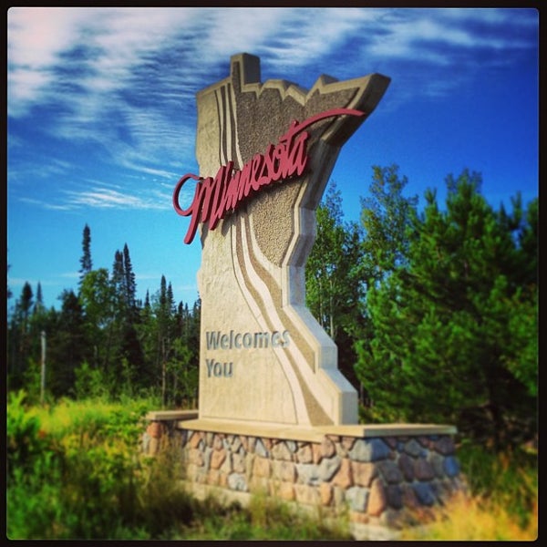 Pigeon River Border Crossing Border Crossing in Grand Portage