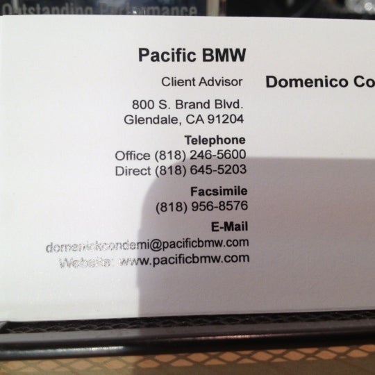 You want a no BS sales person? Go see Dominic. Very helpful and a pleasure to deal with.