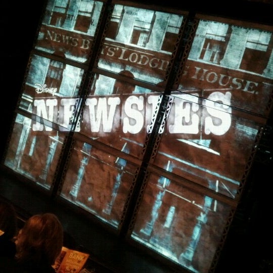 Photo taken at Disney&#39;s MARY POPPINS at the New Amsterdam Theatre by Elizabeth B. on 1/8/2013