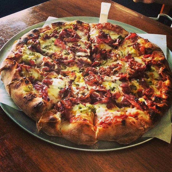 Photo taken at Downey Pizza Company by Brandyn on 7/31/2014