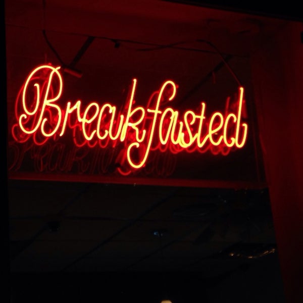 Apparently serves hot "breakfasted" in the window. Get it while it's hot folks!