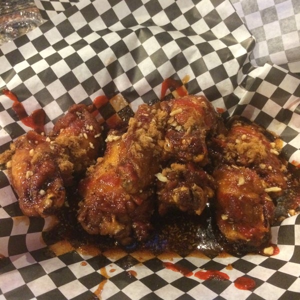 The Tarantula wings are awesome, sweet & spicy. I'm not a wing fan by any means, They are cooked perfectly, with a nice crisp to them. I'll definitely be back to try the other flavors.