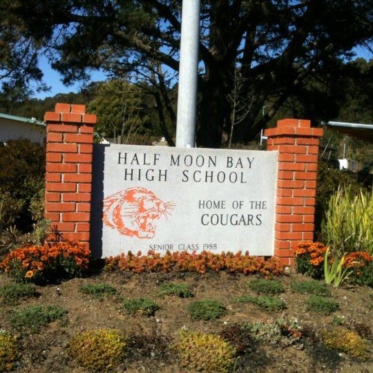 Photo taken at Half Moon Bay High School by Carmen P. on 8/29/2013