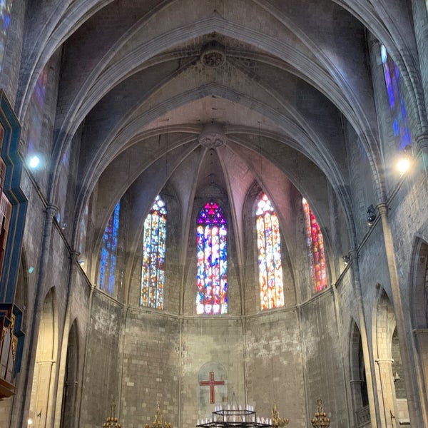 Photo taken at Basílica de Santa Maria del Pi by Chau P. on 3/20/2023
