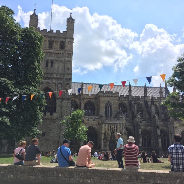 Photo taken at Exeter Cathedral by Caroline R. on 6/11/2018