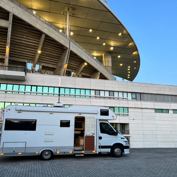 Photo taken at Atatürk Olympic Stadium by Tezcan Karavan on 5/30/2024