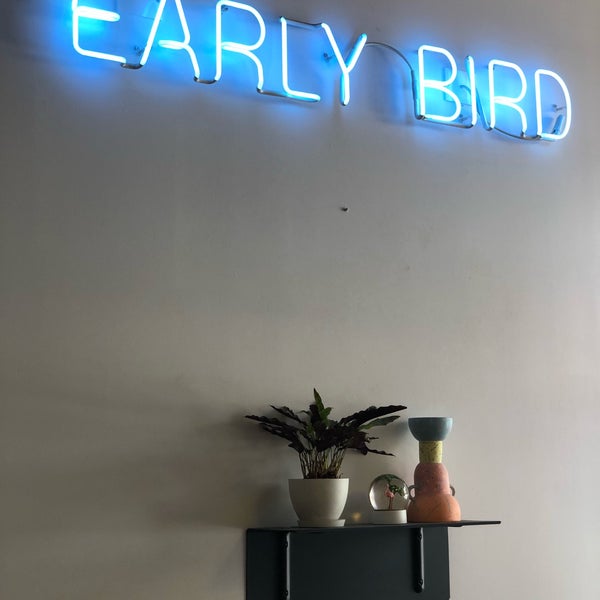 Photo taken at Early Bird Espresso &amp; Brew Bar by Pearl on 6/11/2018
