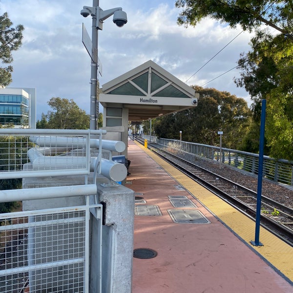 VTA Hamilton Light Rail Station Light Rail Station in East Campbell