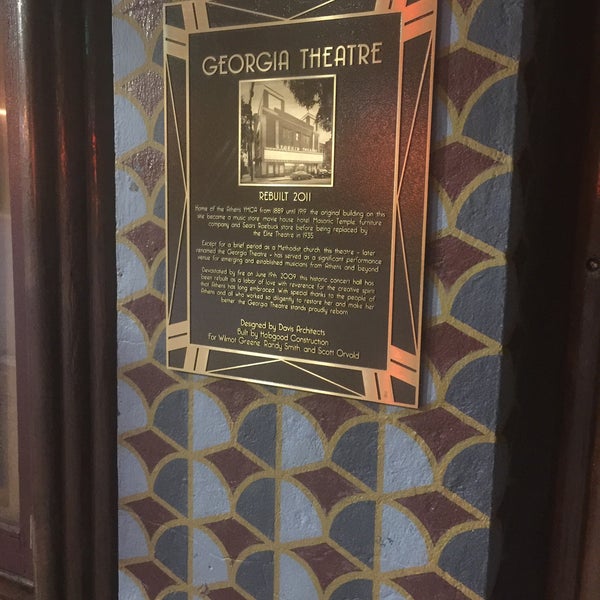 7/11/2016 tarihinde George A.ziyaretçi tarafından Georgia Theatre'de çekilen fotoğraf