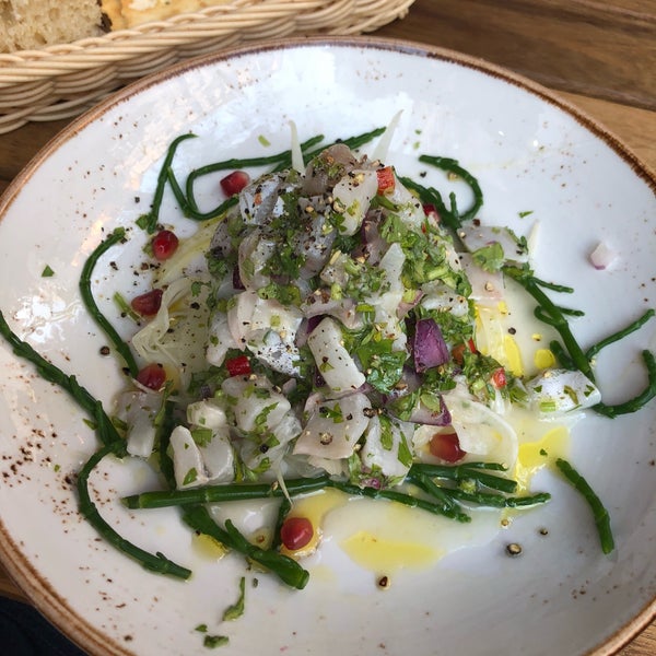 Loup de Mer Ceviche with fennel