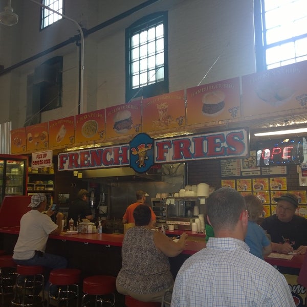 Photo taken at J.R.&#39;s Fresh Cut French Fries by Maggie D. on 7/22/2014