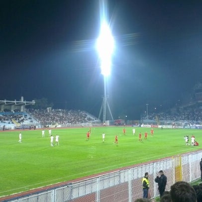 Das Foto wurde bei NK Rijeka - Stadion Kantrida von Kristijan G. am 10/20/2012 aufgenommen