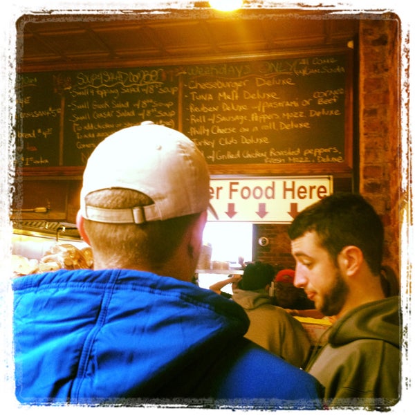 Photo taken at Bricktown Bagel &amp; Cafe by Manny V on 4/13/2013