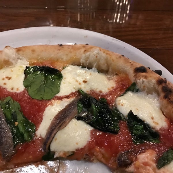 Photo taken at Andolini&#39;s Pizzeria Sliced Blue Dome by Drea W. on 5/10/2019