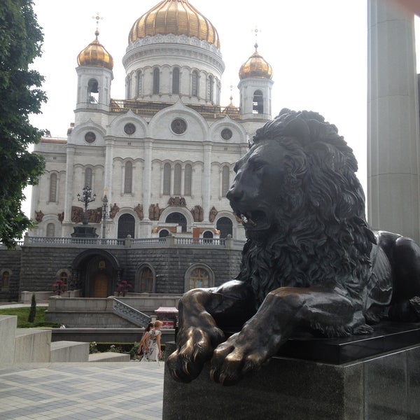 Photo taken at Cathedral of Christ the Saviour by Alice M. on 7/12/2013