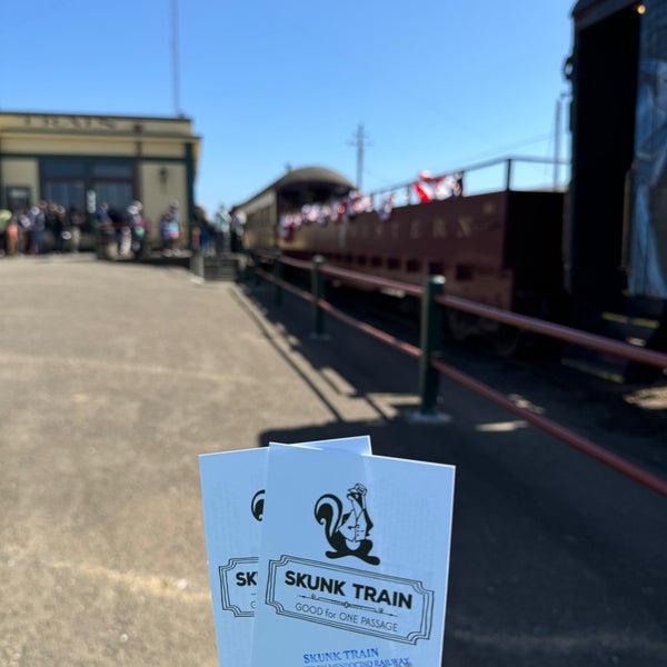 Photo taken at The Skunk Train by FritzYen a. on 5/26/2024