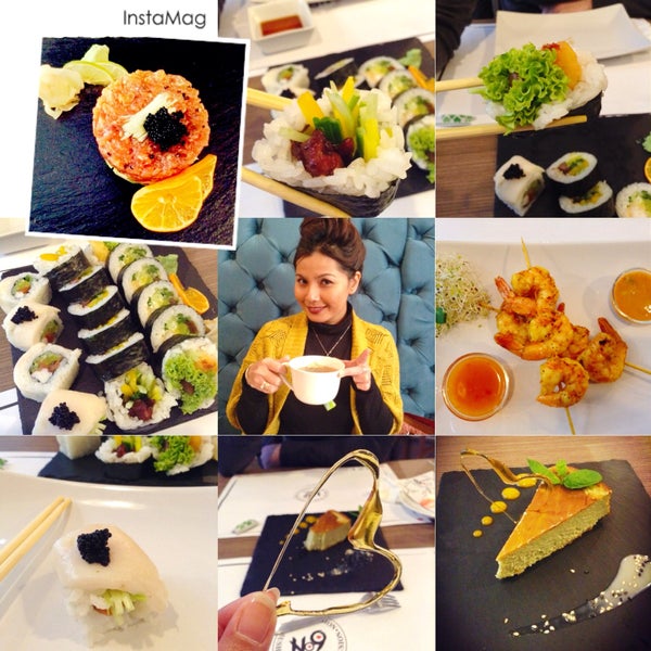 Photo taken at Nine Kitchen  sushi &amp; fusion by Winda on 2/14/2015