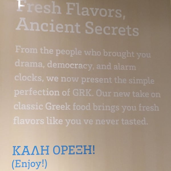 Photo taken at GRK Fresh Greek by George S. on 12/10/2014