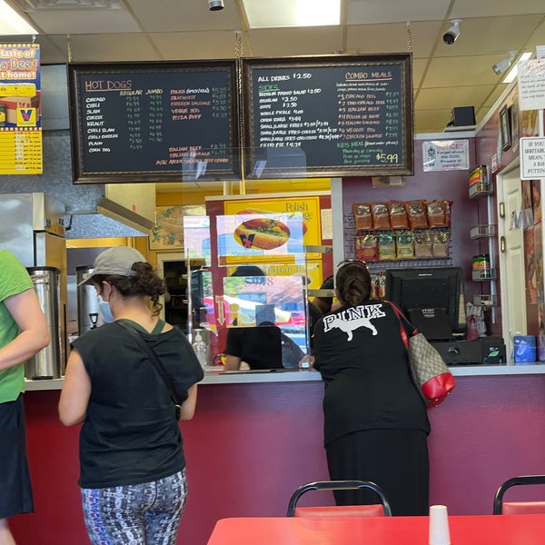 Photo taken at Mike&#39;s Chicago Hot Dogs by Martin R. on 10/10/2021