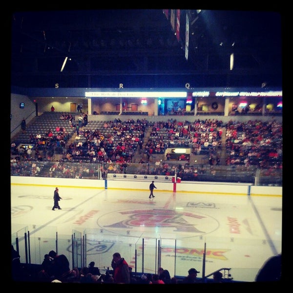 Photo taken at Ice Arena by Dustin V. on 10/14/2012