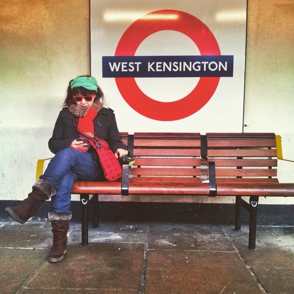 Photo taken at West Kensington London Underground Station by DuoLook on 2/15/2015