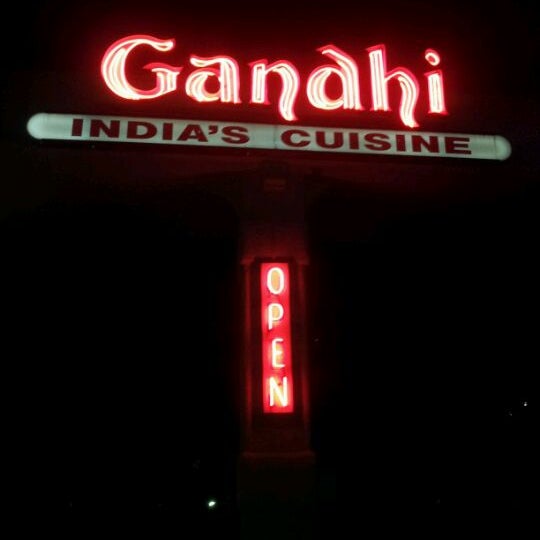 Photo taken at Gandhi India&#39;s Cuisine by Soul on 11/2/2011