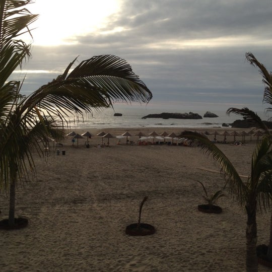 Photo taken at Playa El Barrancadero by Diego H. on 12/31/2011