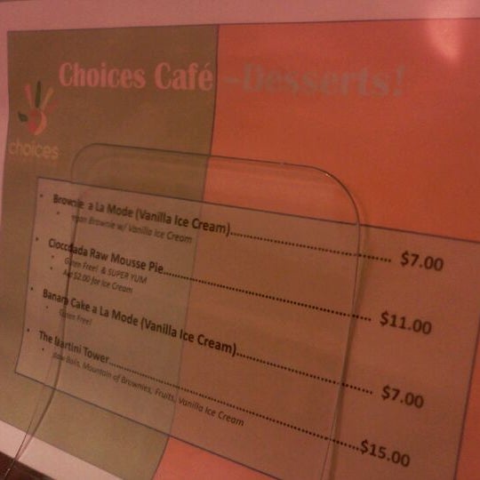 Foto diambil di Choices Cafe oleh Jason C. pada 10/22/2011