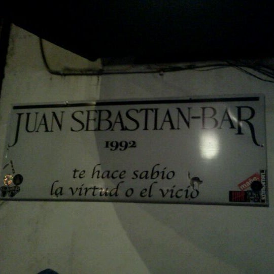 Photo prise au Juan Sebastian-Bar par Enrique D. le12/24/2011