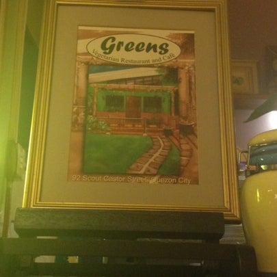 Photo taken at Greens Plant Based Restaurant and Café by Christel L. on 8/2/2012