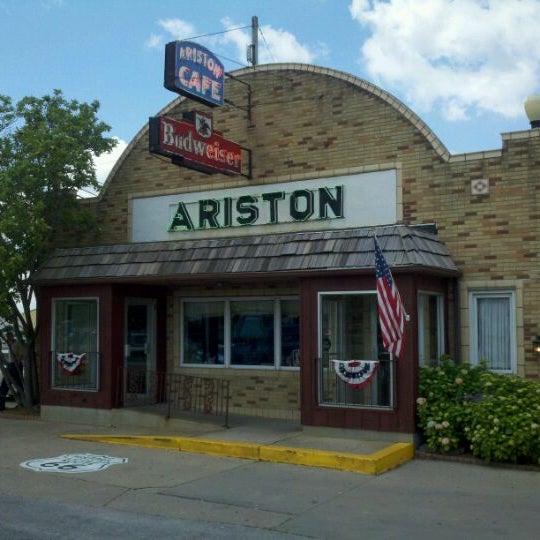 Photo taken at The Ariston Cafe by Paul B. on 5/10/2012